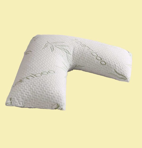 Bamboo V-Shaped Foam Pillow